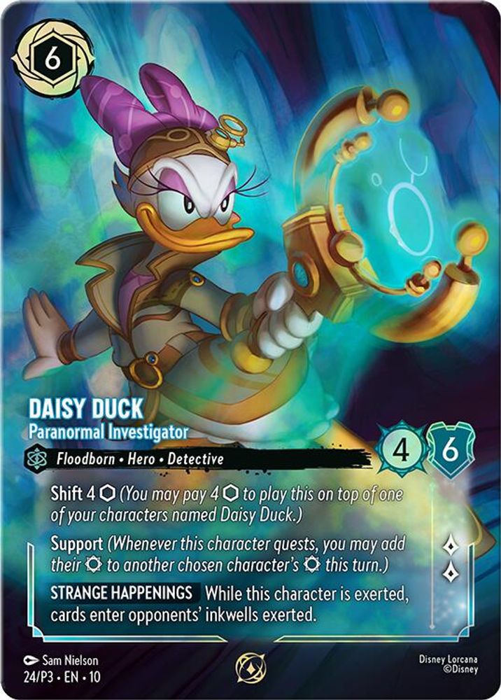 Daisy Duck - Paranormal Investigator (Store Championship) card