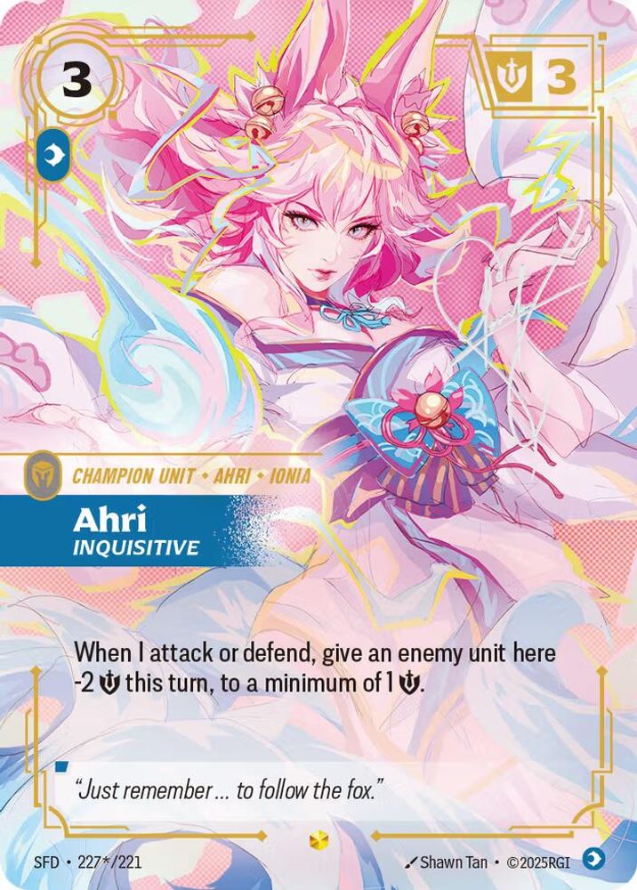 Ahri - Inquisitive (Signature) card