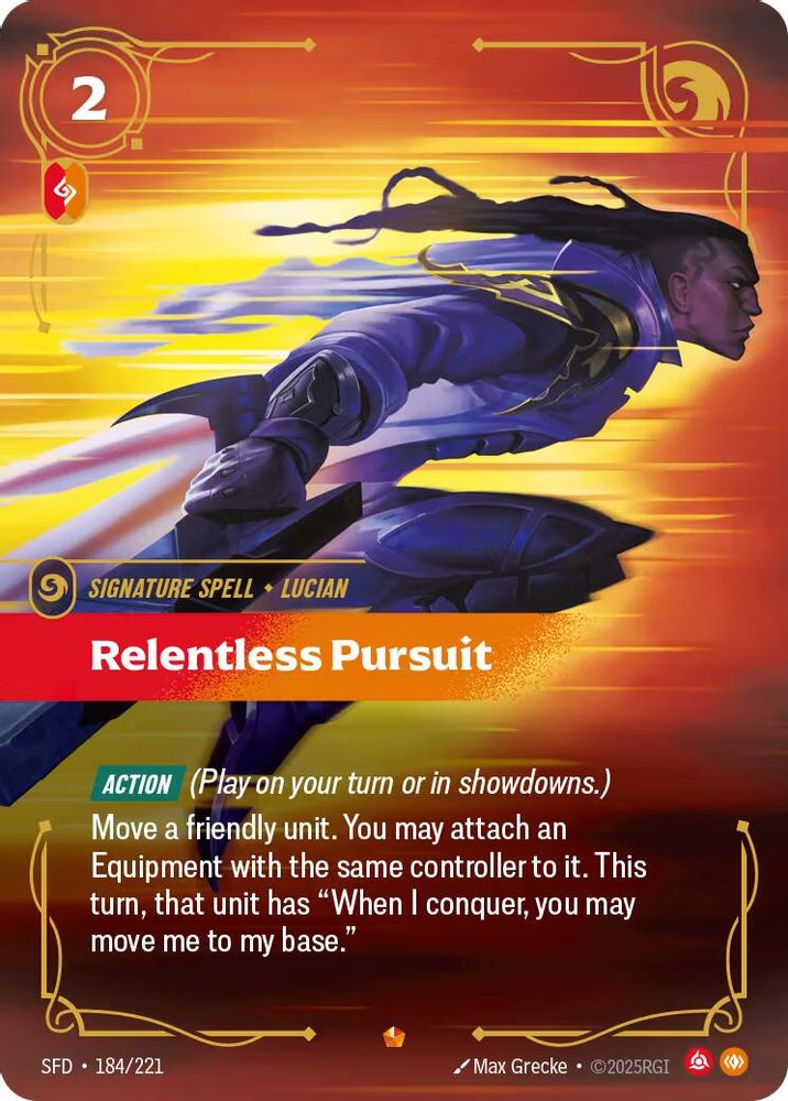 Relentless Pursuit card