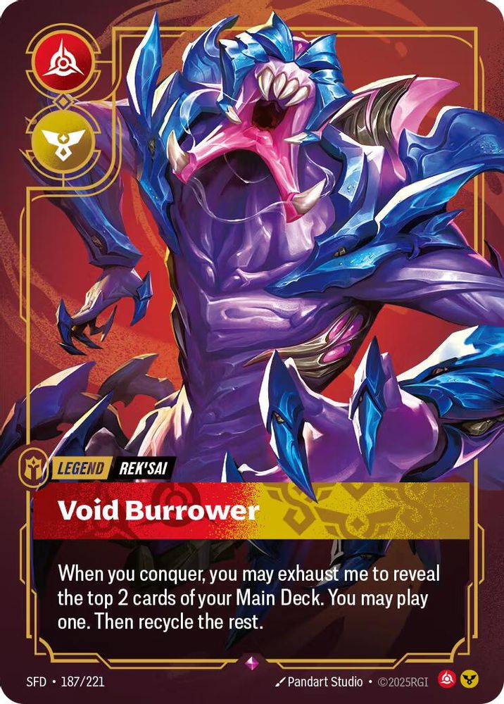 Rek'sai - Void Burrower card