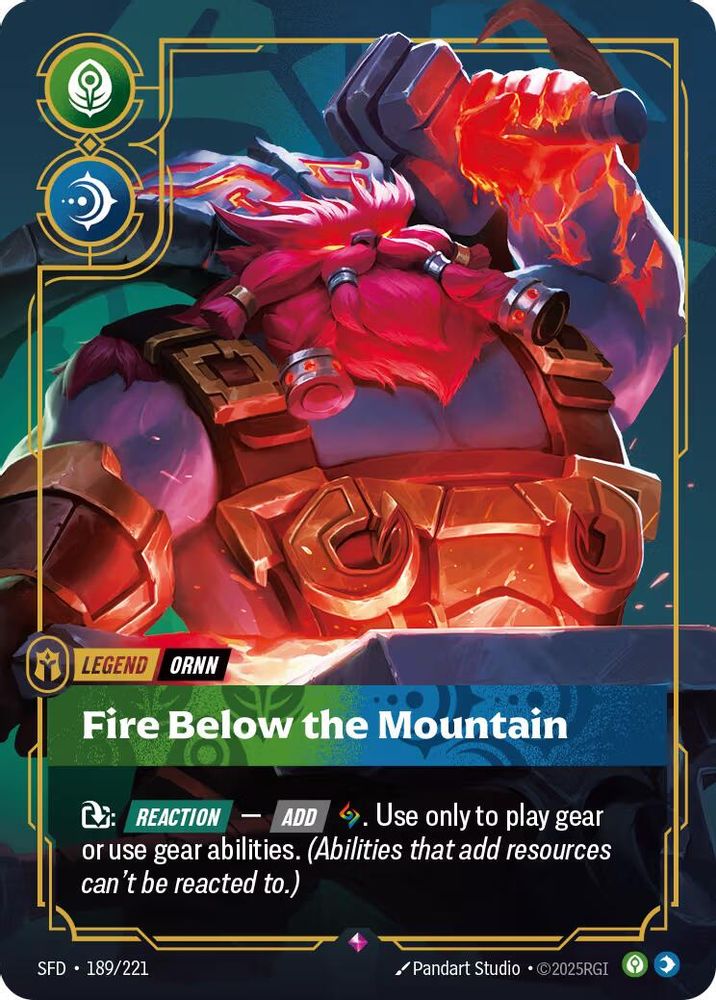 Ornn - Fire Below the Mountain card