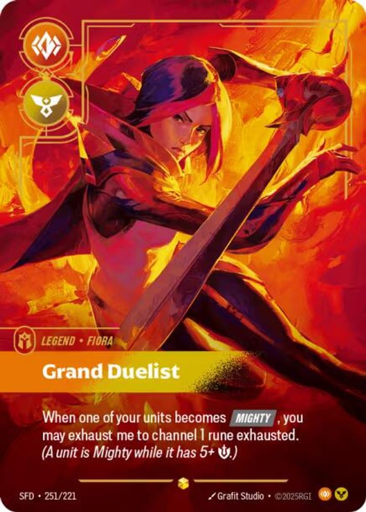Fiora - Grand Duelist (Overnumbered) card