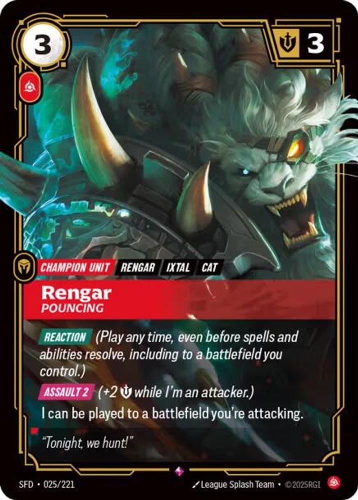 Rengar - Pouncing card