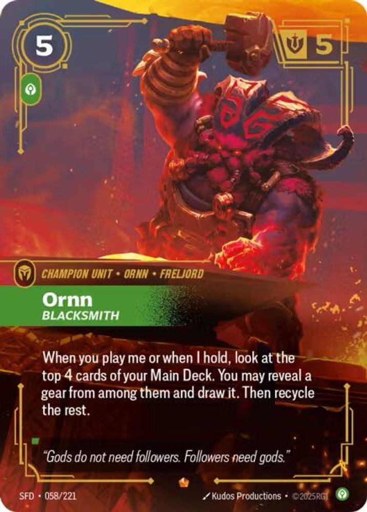 Ornn - Blacksmith card