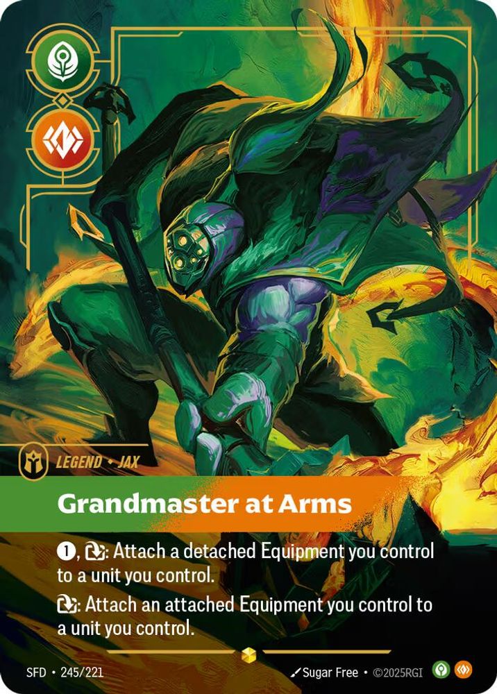 Jax - Grandmaster At Arms (Overnumbered) card