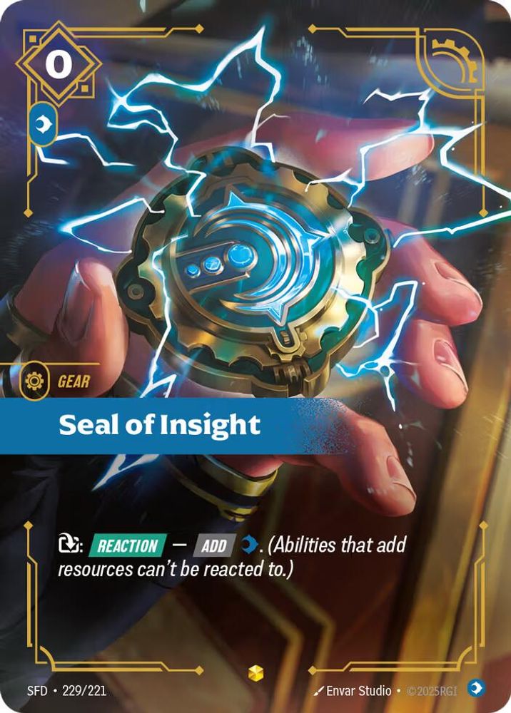 Seal of Insight (Overnumbered) card