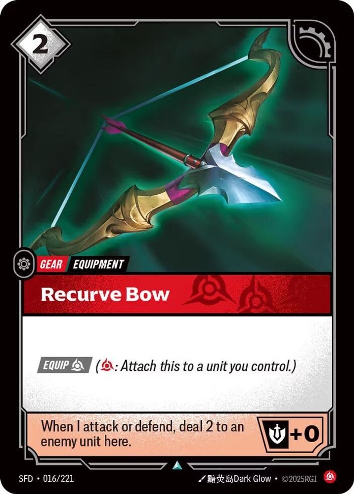 Recurve Bow card