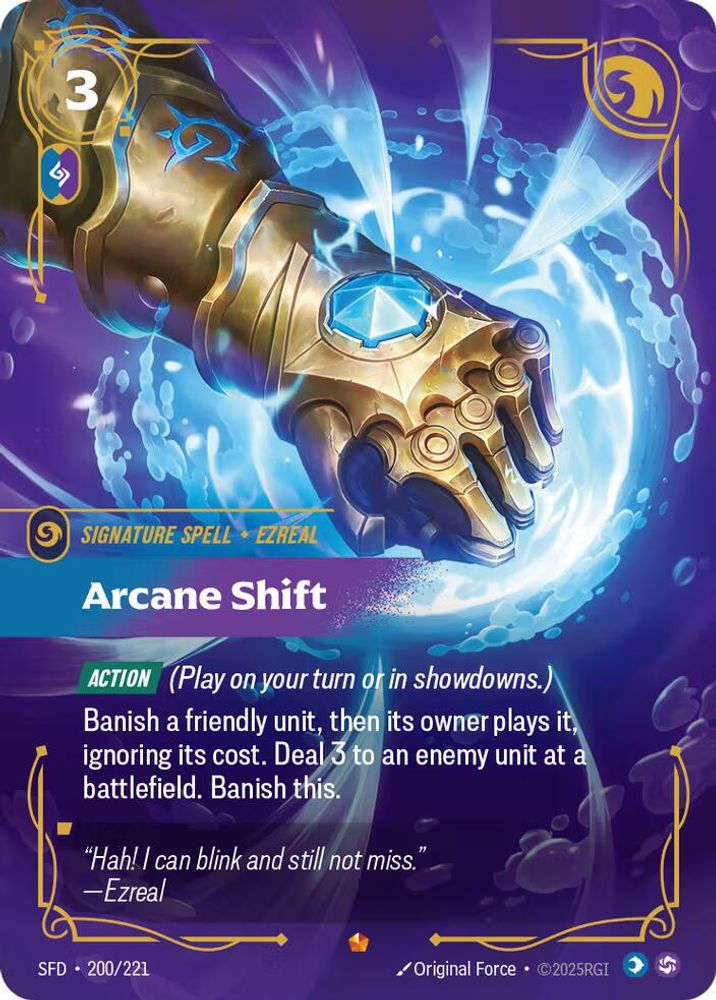 Arcane Shift card