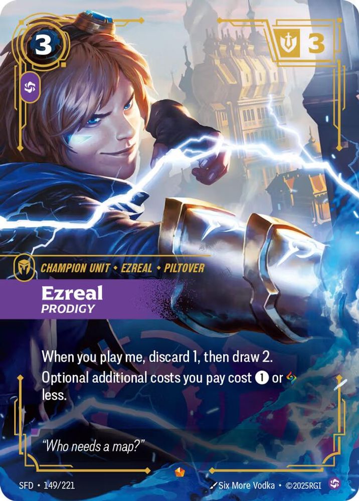 Ezreal - Prodigy card