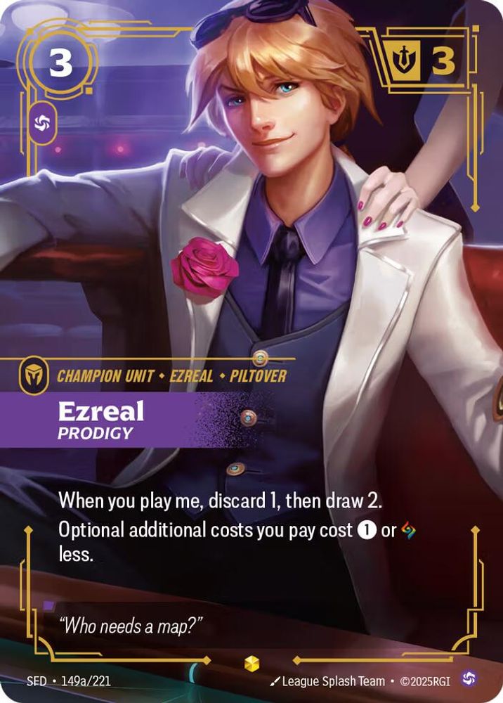 Ezreal - Prodigy (Alternate Art) card