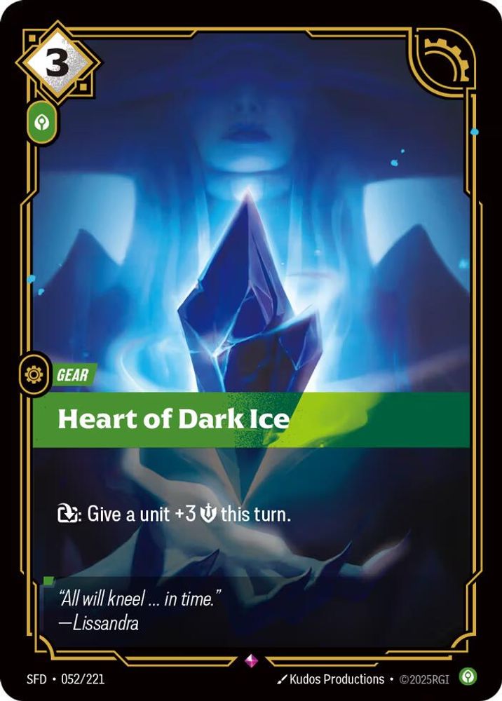 Heart of Dark Ice card