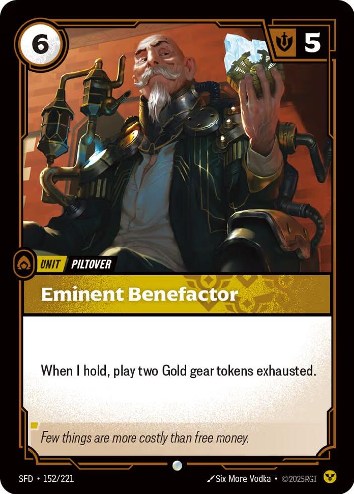 Eminent Benefactor card
