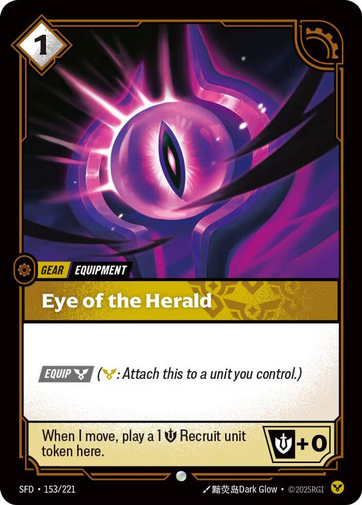 Eye of the Herald card