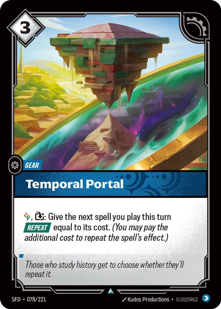 Temporal Portal card