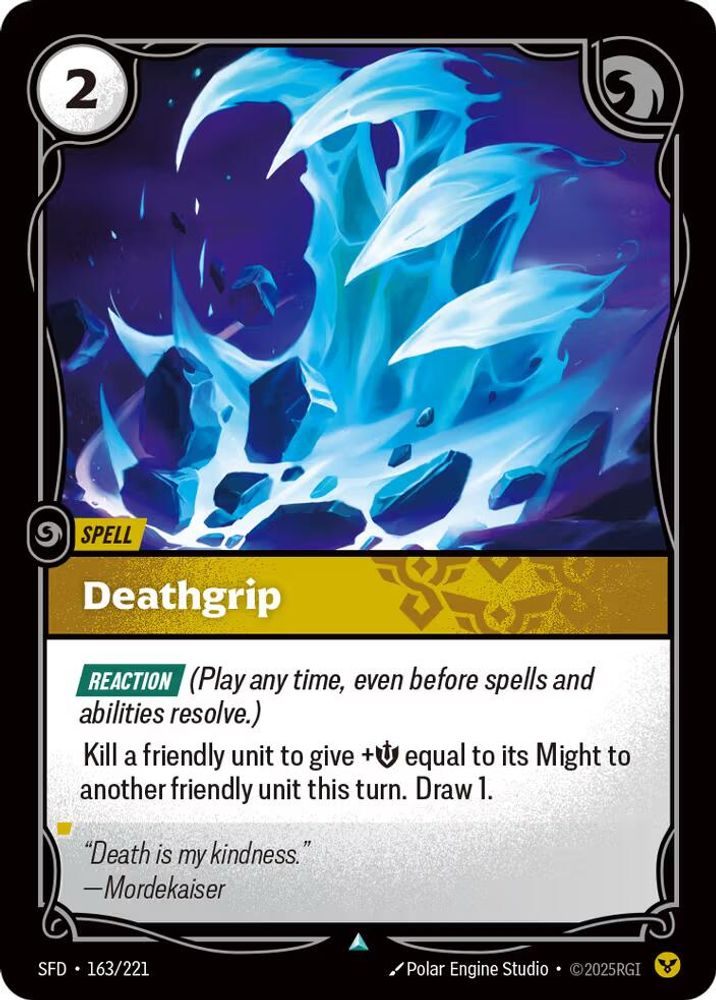 Deathgrip card