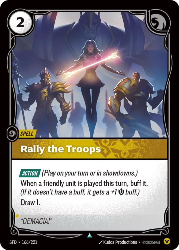 Rally the Troops card
