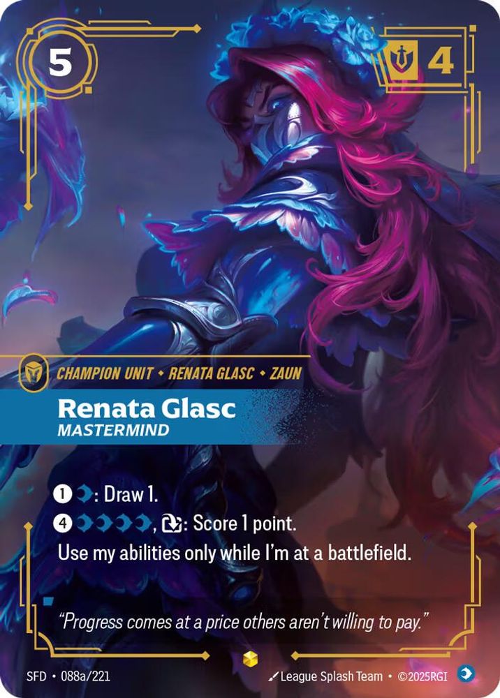 Renata Glasc - Mastermind (Alternate Art) card