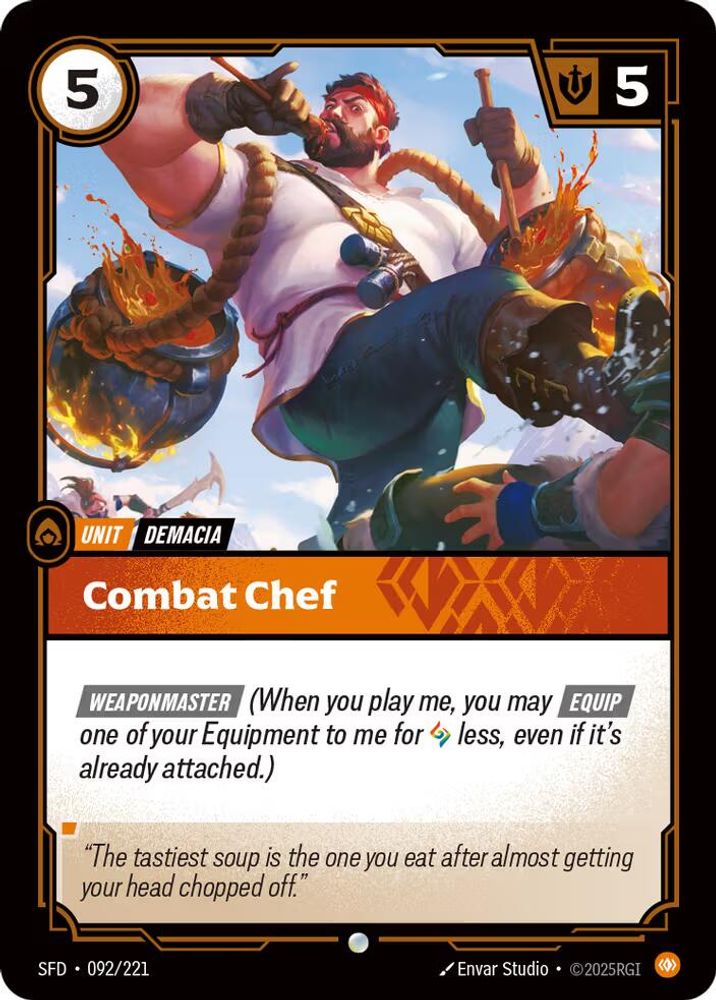 Combat Chef card