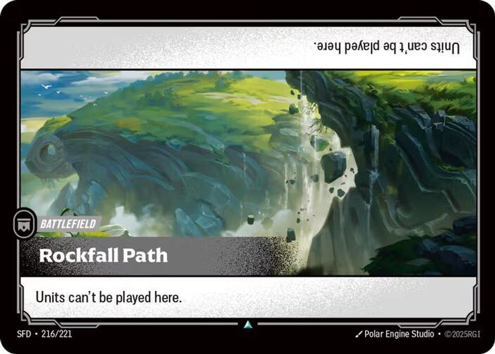 Rockfall Path card