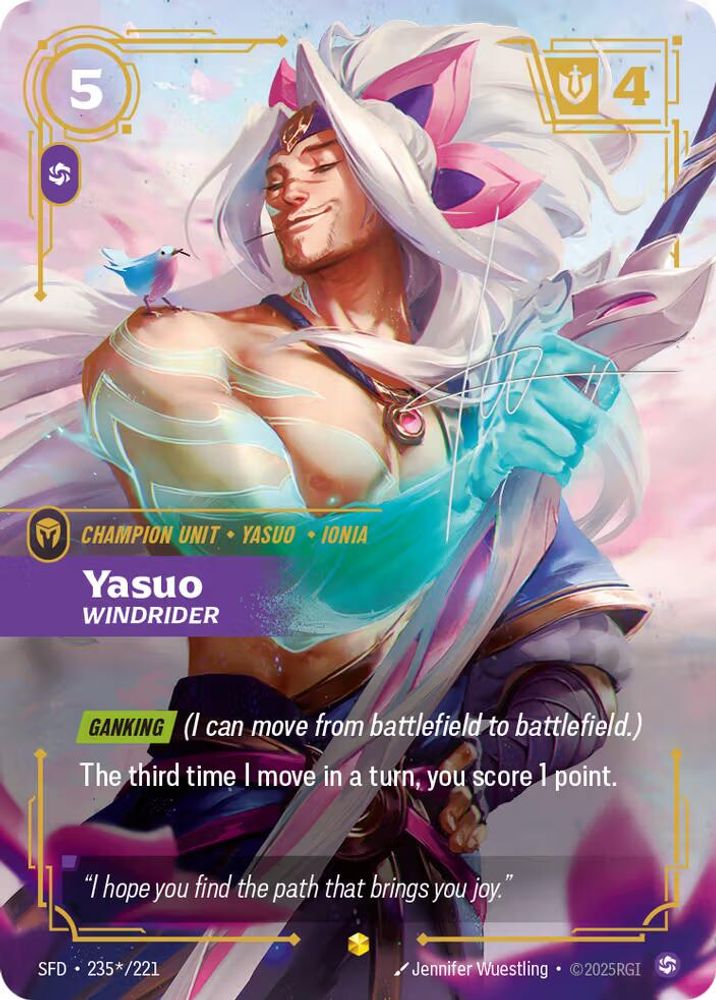 Yasuo - Windrider (Signature) card
