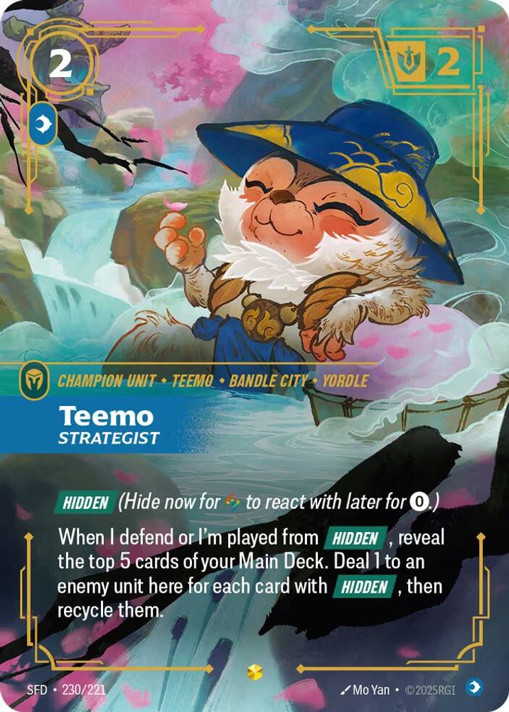 Teemo - Strategist (Overnumbered) card