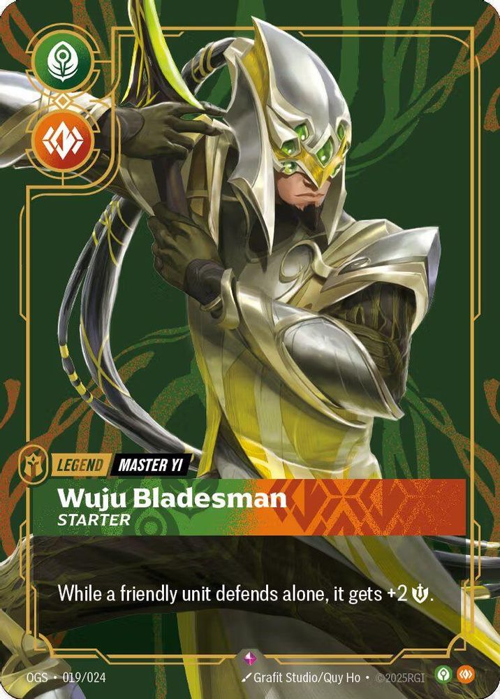 Master Yi - Wuju Bladesman (Metal) card