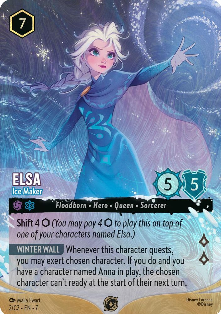 Elsa - Ice Maker (Foil) card