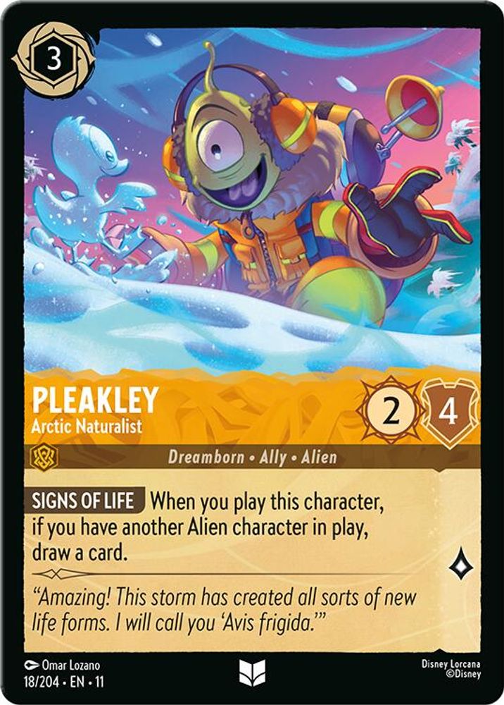 Pleakley - Arctic Naturalist card