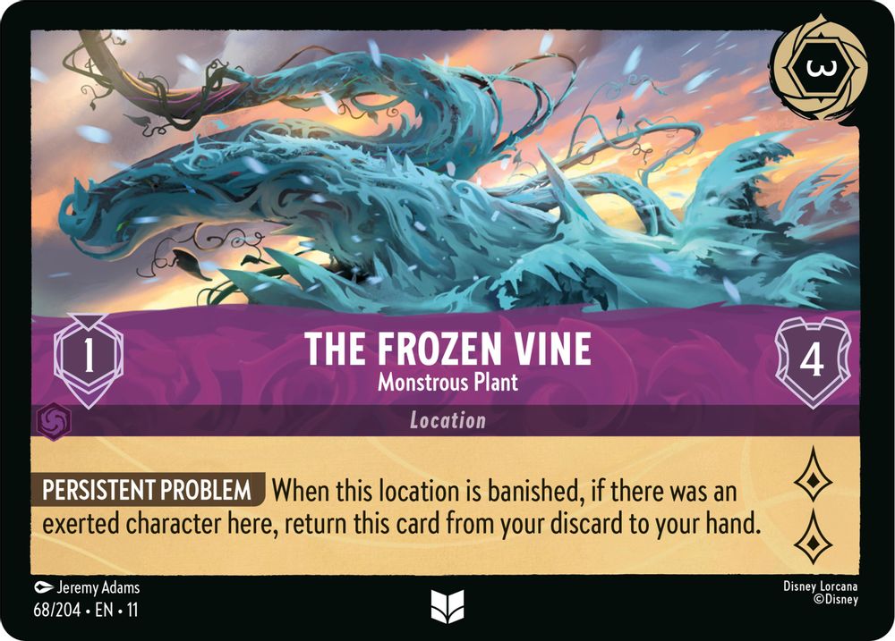 The Frozen Vine - Monstrous Plant card