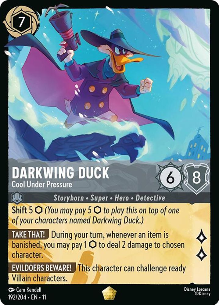 Darkwing Duck - Cool Under Pressure card