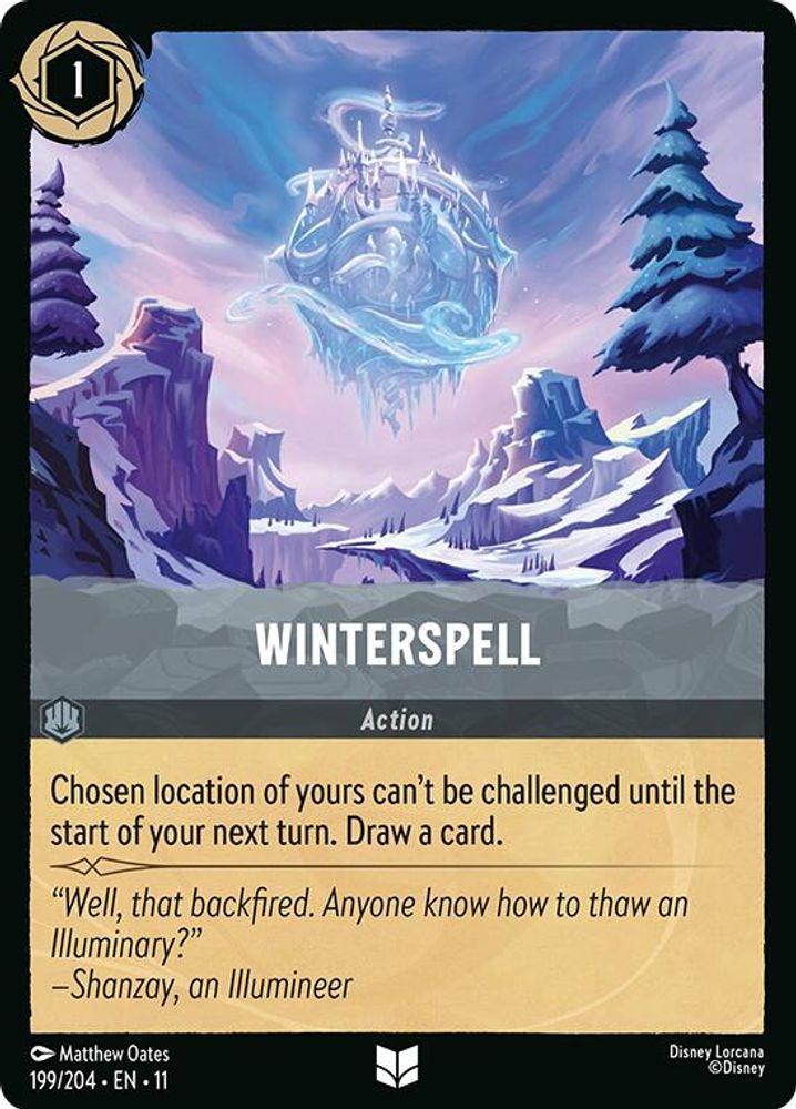 Winterspell card