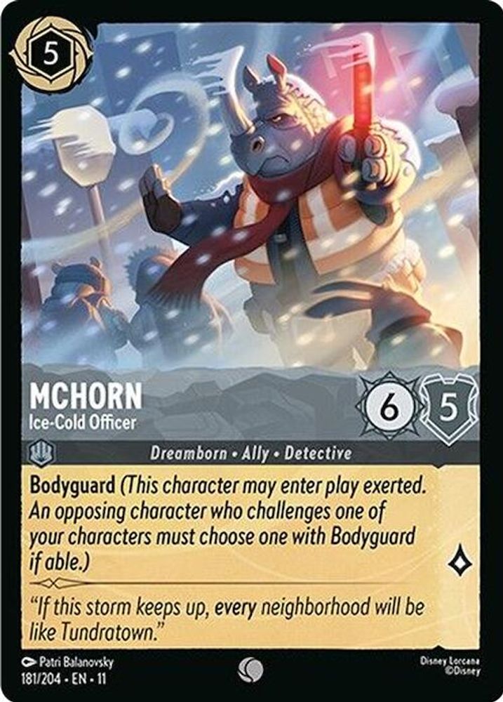 McHorn - Ice-Cold Officer card