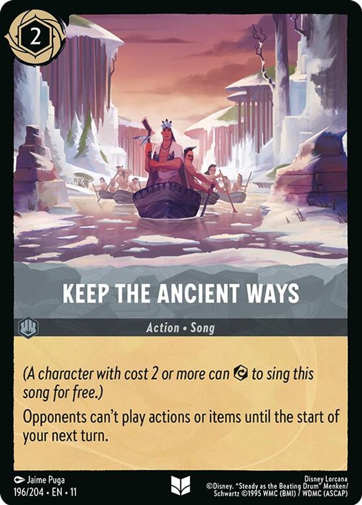 Keep the Ancient Ways card