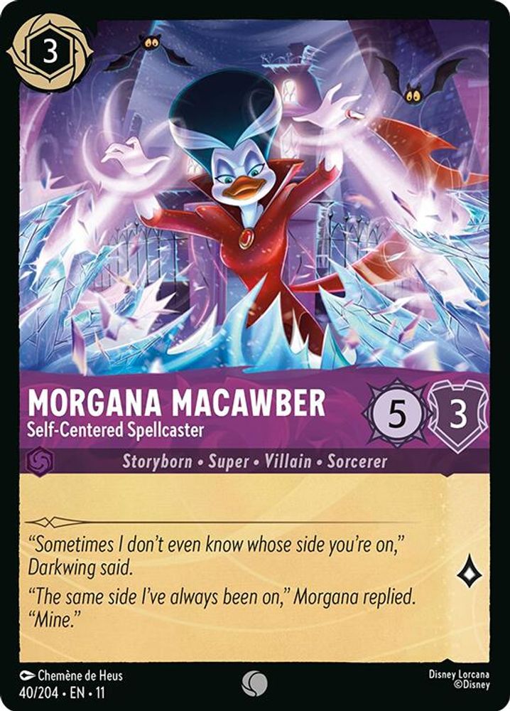 Morgana Macawber - Self-Centered Spellcaster card