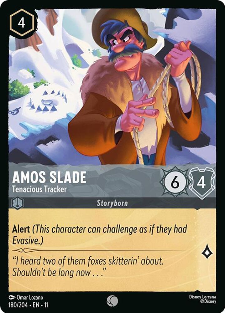 Amos Slade - Tenacious Tracker card
