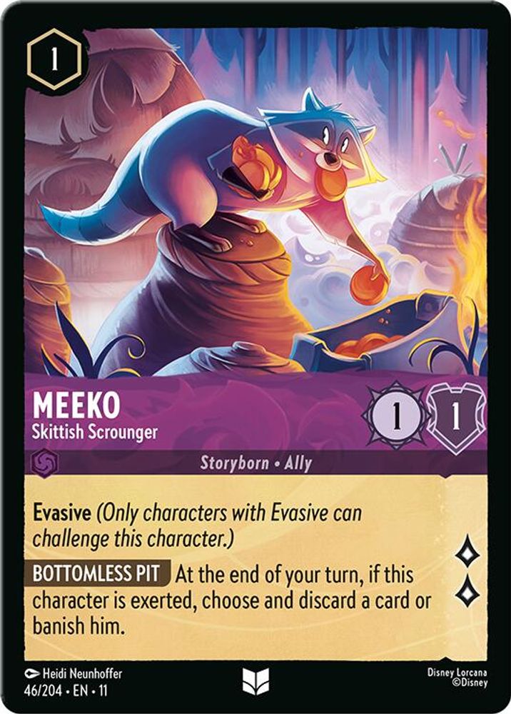 Meeko - Skittish Scrounger card