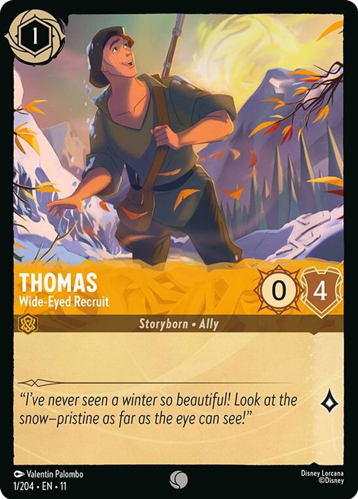 Thomas - Wide-Eyed Recruit card