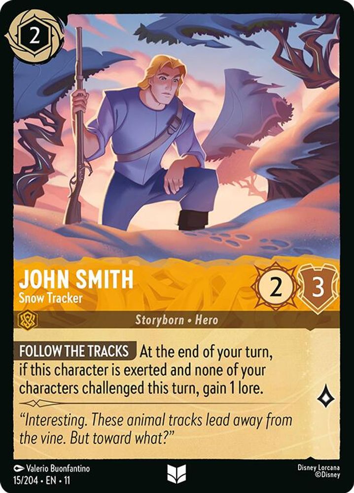 John Smith - Snow Tracker card