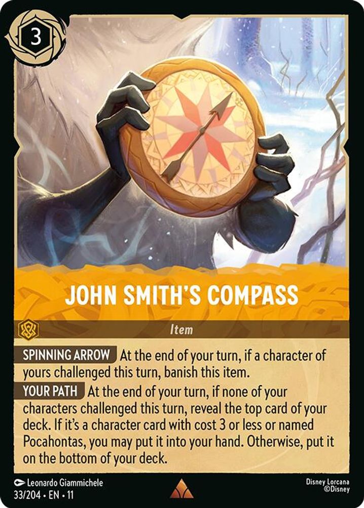 John Smith's Compass card