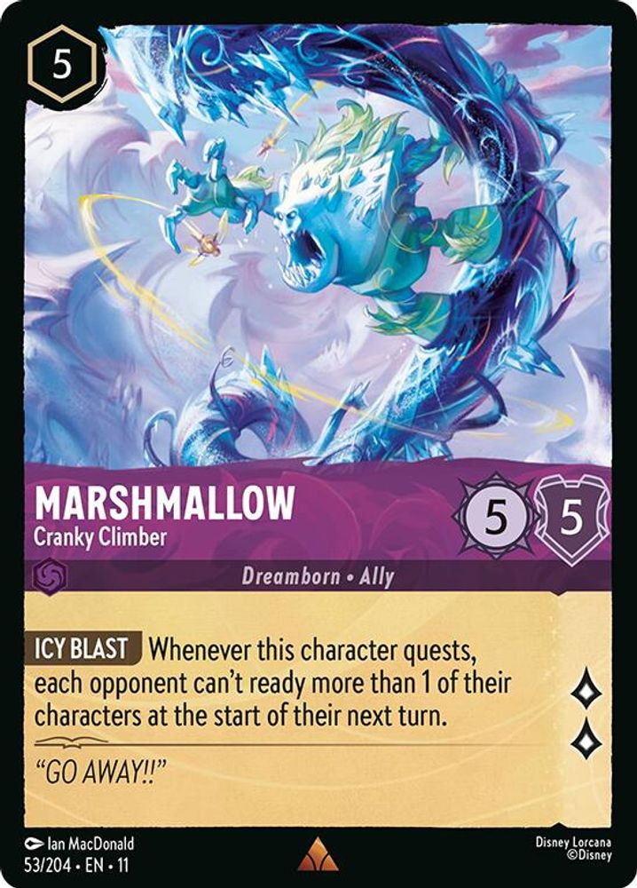 Marshmallow - Cranky Climber card