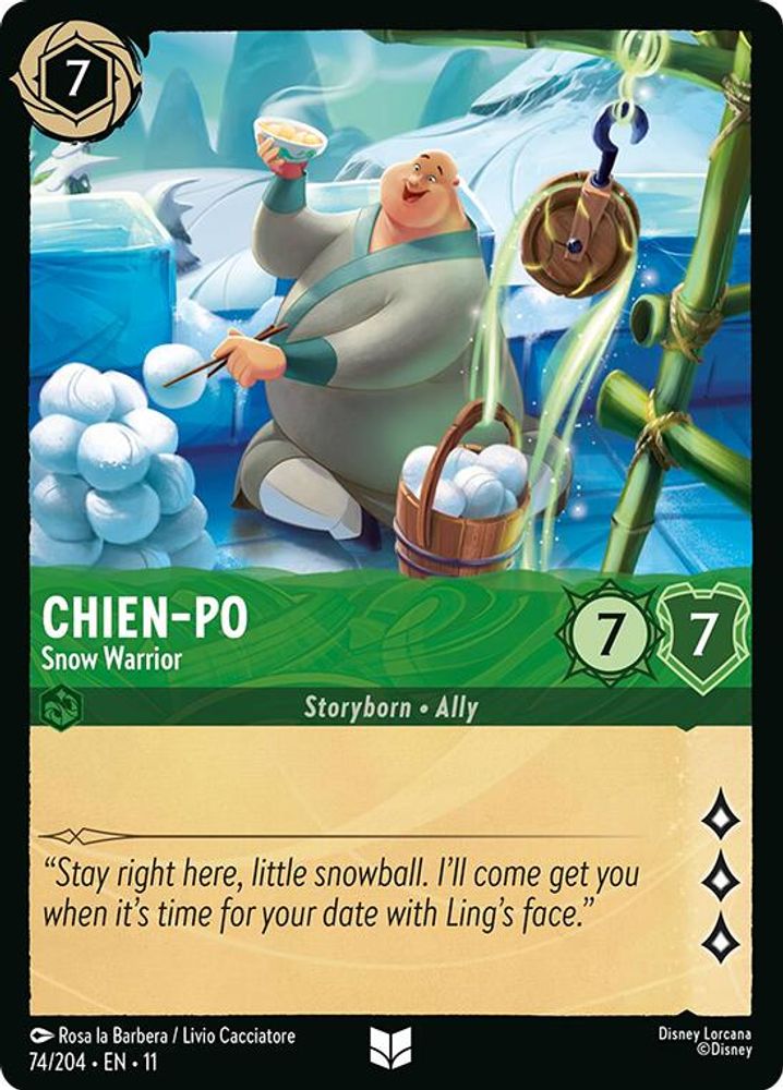 Chien-Po - Snow Warrior card