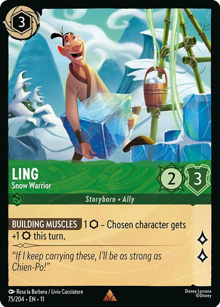 Ling - Snow Warrior card