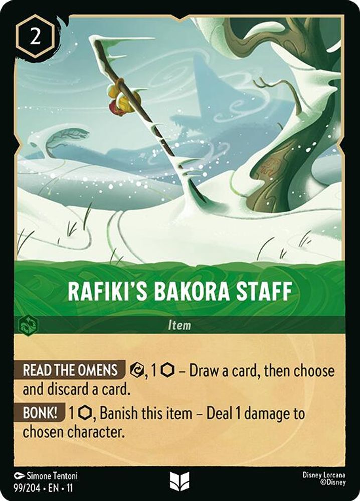 Rafiki's Bakora Staff card