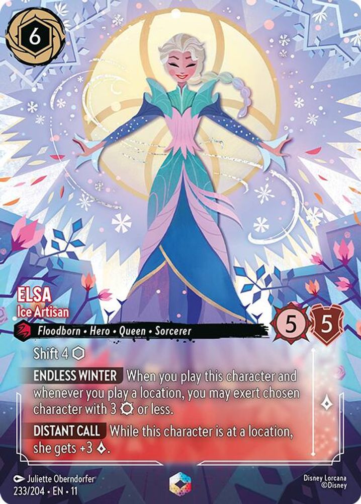 Elsa - Ice Artisan (Enchanted) card