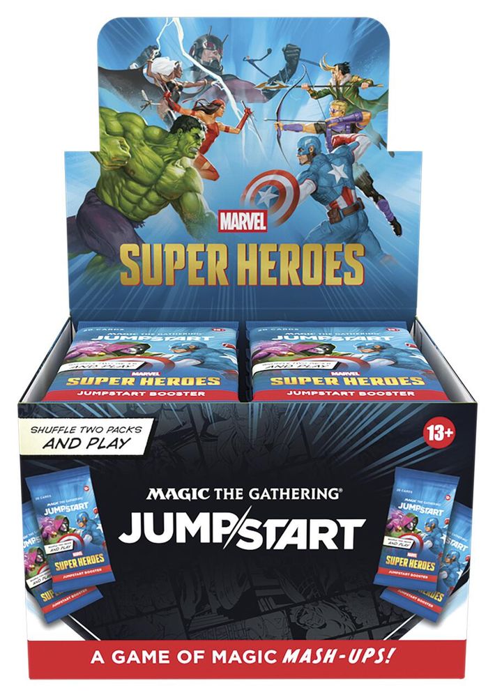 Magic The Gathering Universes Beyond Marvel Super Heroes Jumpstart Booster Display ( 24 Ct)