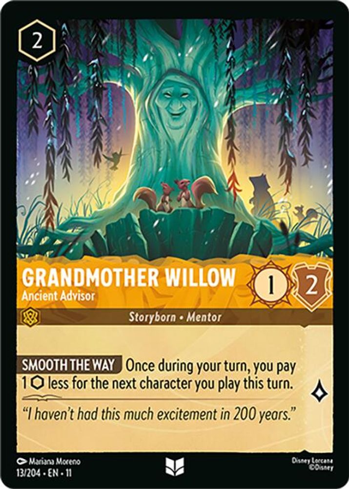 Grandmother Willow - Ancient Advisor card