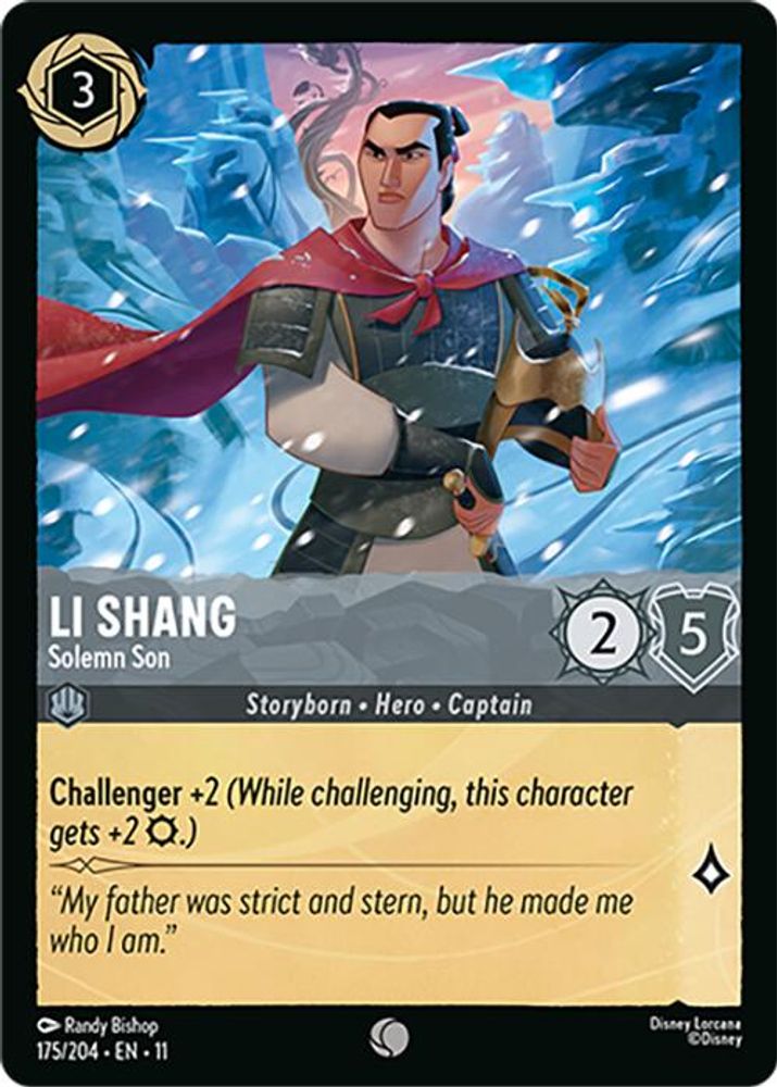 Li Shang - Solemn Son card