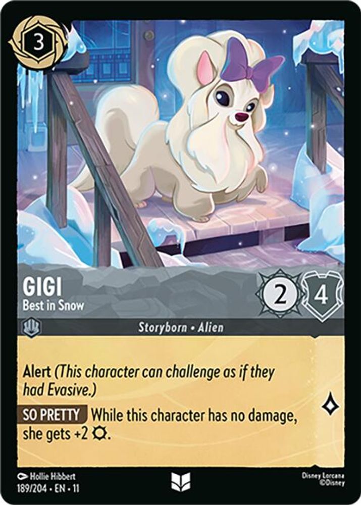 Gigi - Best in Snow card