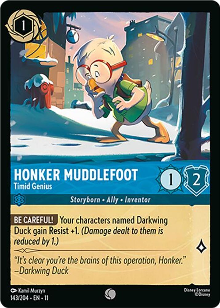 Honker Muddlefoot - Timid Genius card