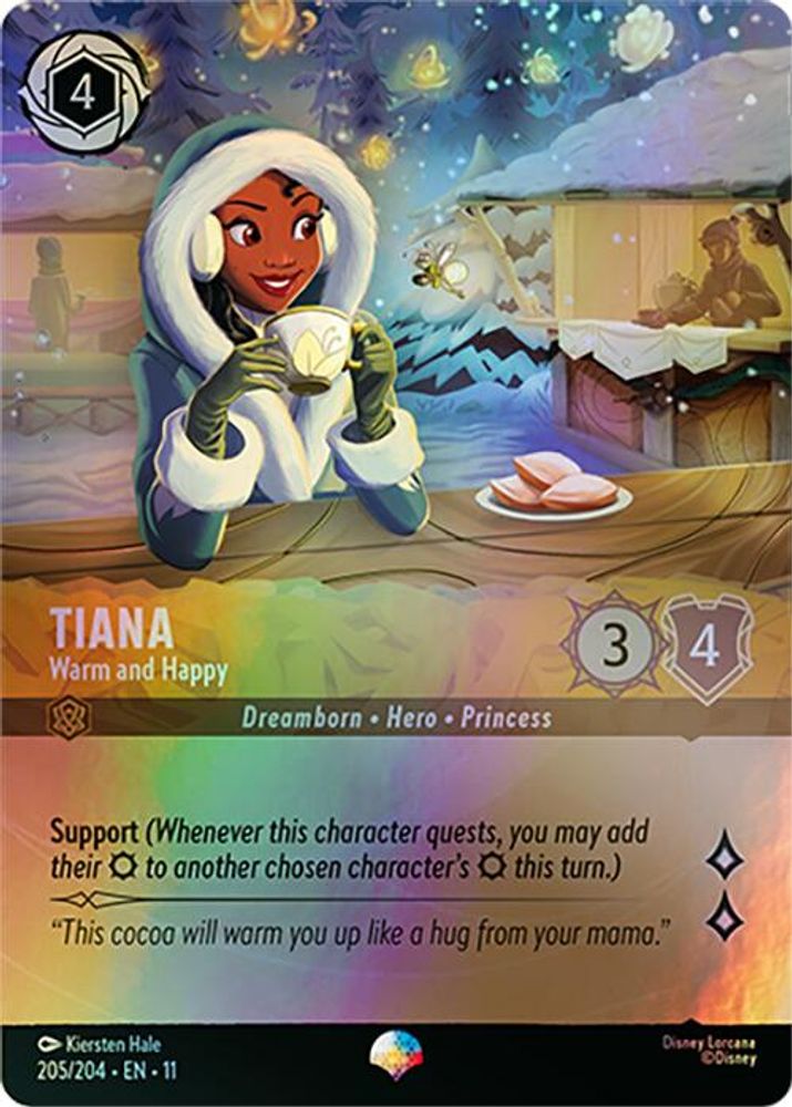 Tiana - Warm and Happy (Epic) card